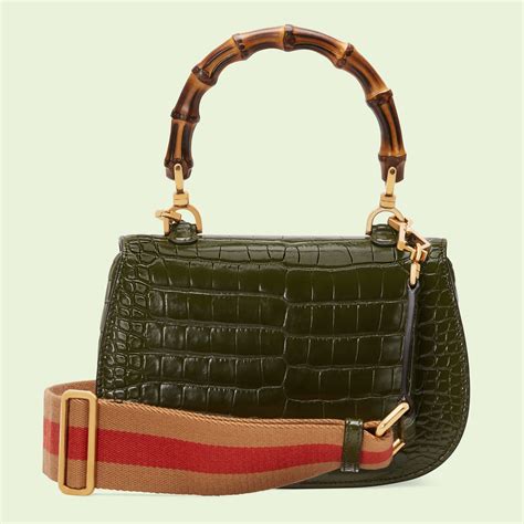 gucci crocodile tote bag with bamboo handle|where to buy gucci bags.